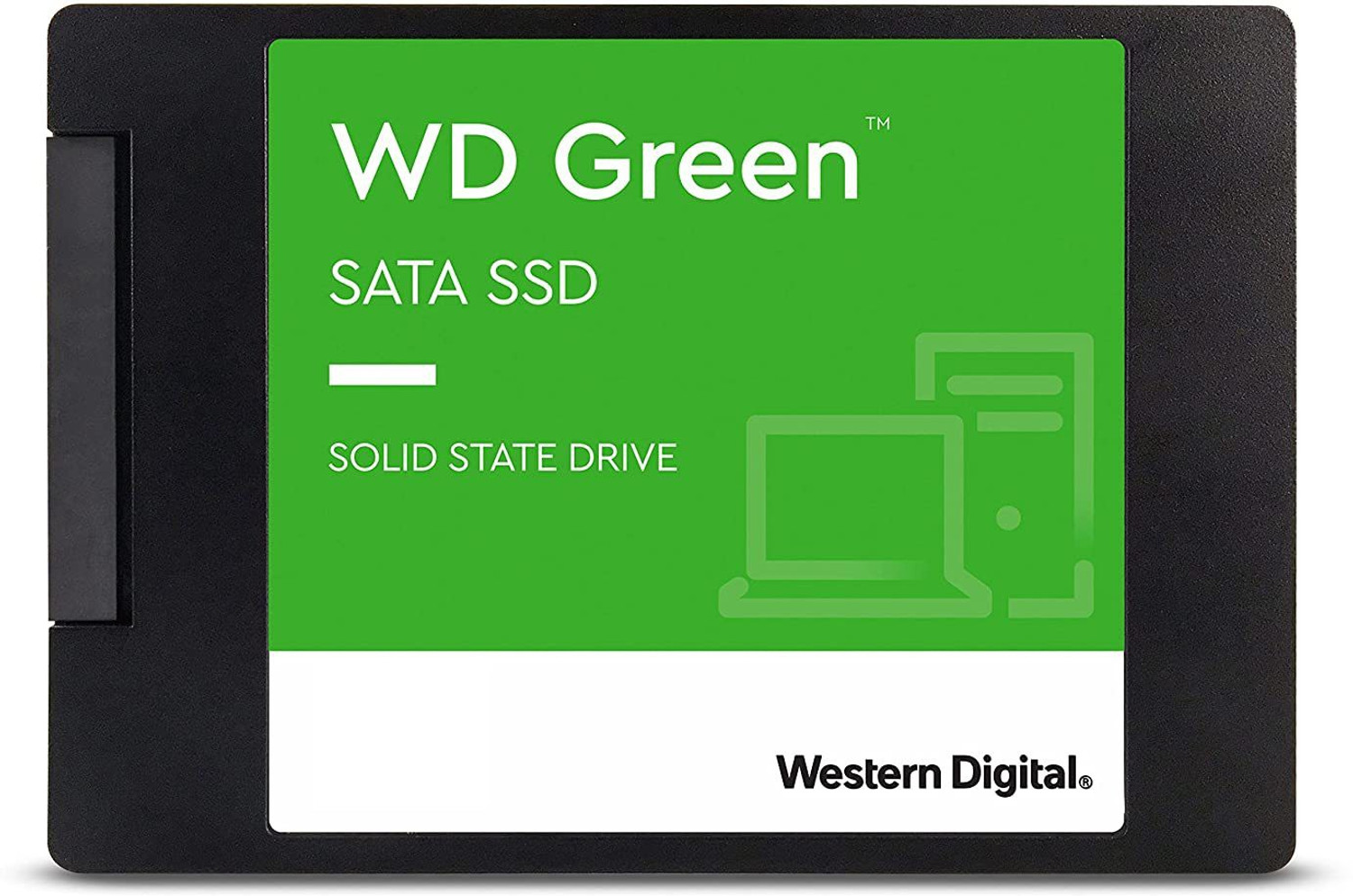 Image of WD Green 480 GB Desktop Green SATA III Internal Solid State Drive (SSD) (480GB 2.5-inch SATA III - WDS480G3G0A)