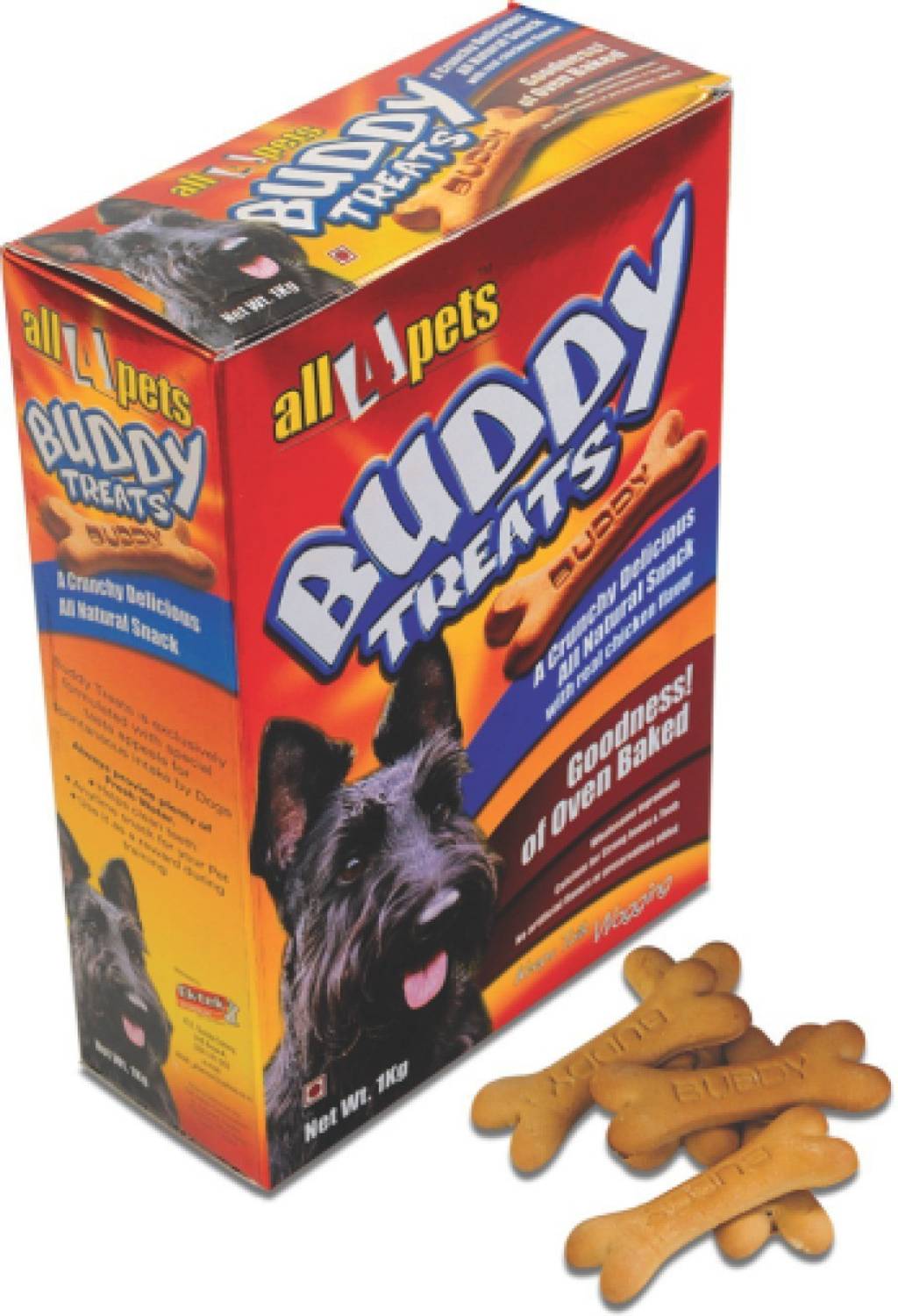 All4pets Cookies Chicken 1 kg Dry Adult Dog Food