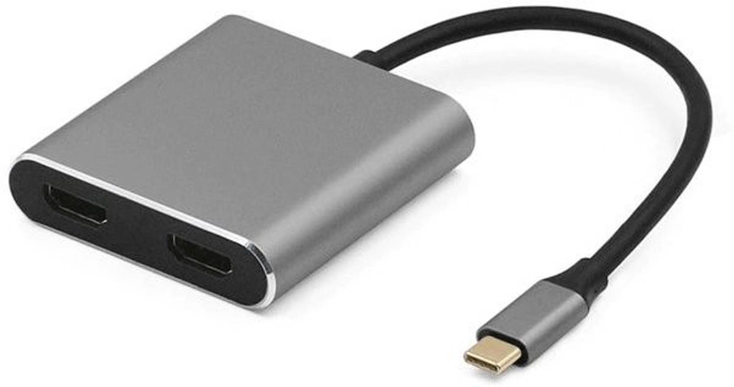 Etzin 2 in 1 Type C to Duall HDMI Adapter(EPL-310TC-001) Media St...mo