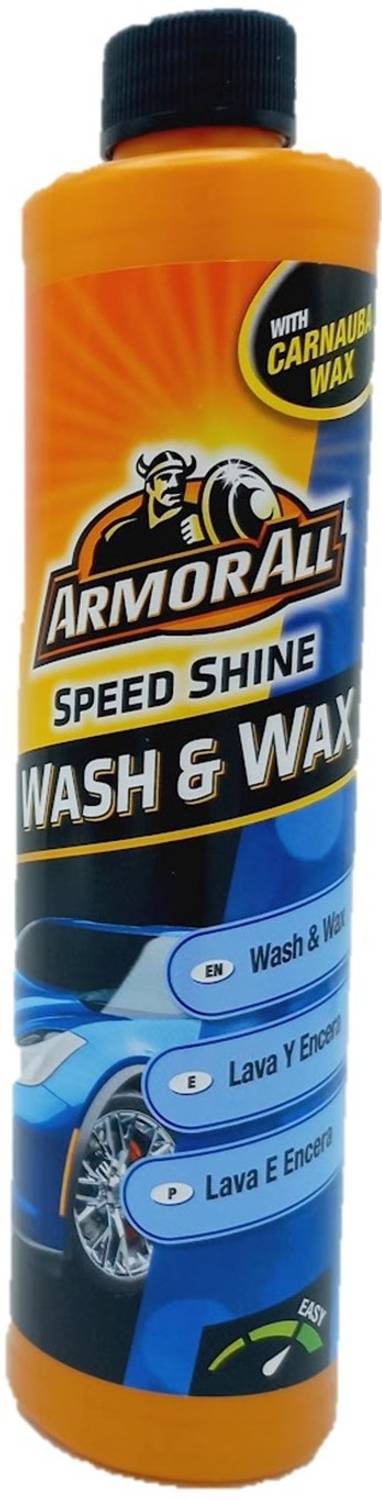 Armor All WASH AND WAX SPEED SHINE - 300ML : Pack of 1 Combo