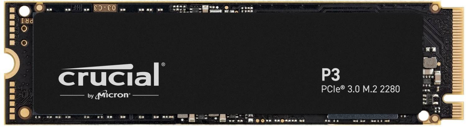 内蔵型SSD CT1000P3SSD8 1000GB SSD Crucial CT1000P3SSD8 1000 GB Desktop, Laptop Black PCIe NVMe