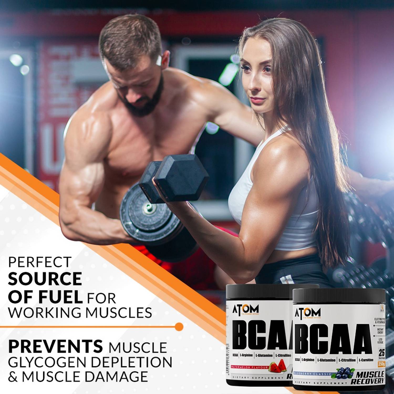 AS-IT-IS Nutrition ATOM BCAA with L-arginine, L-Carnitine, L-Citrulline Price in India