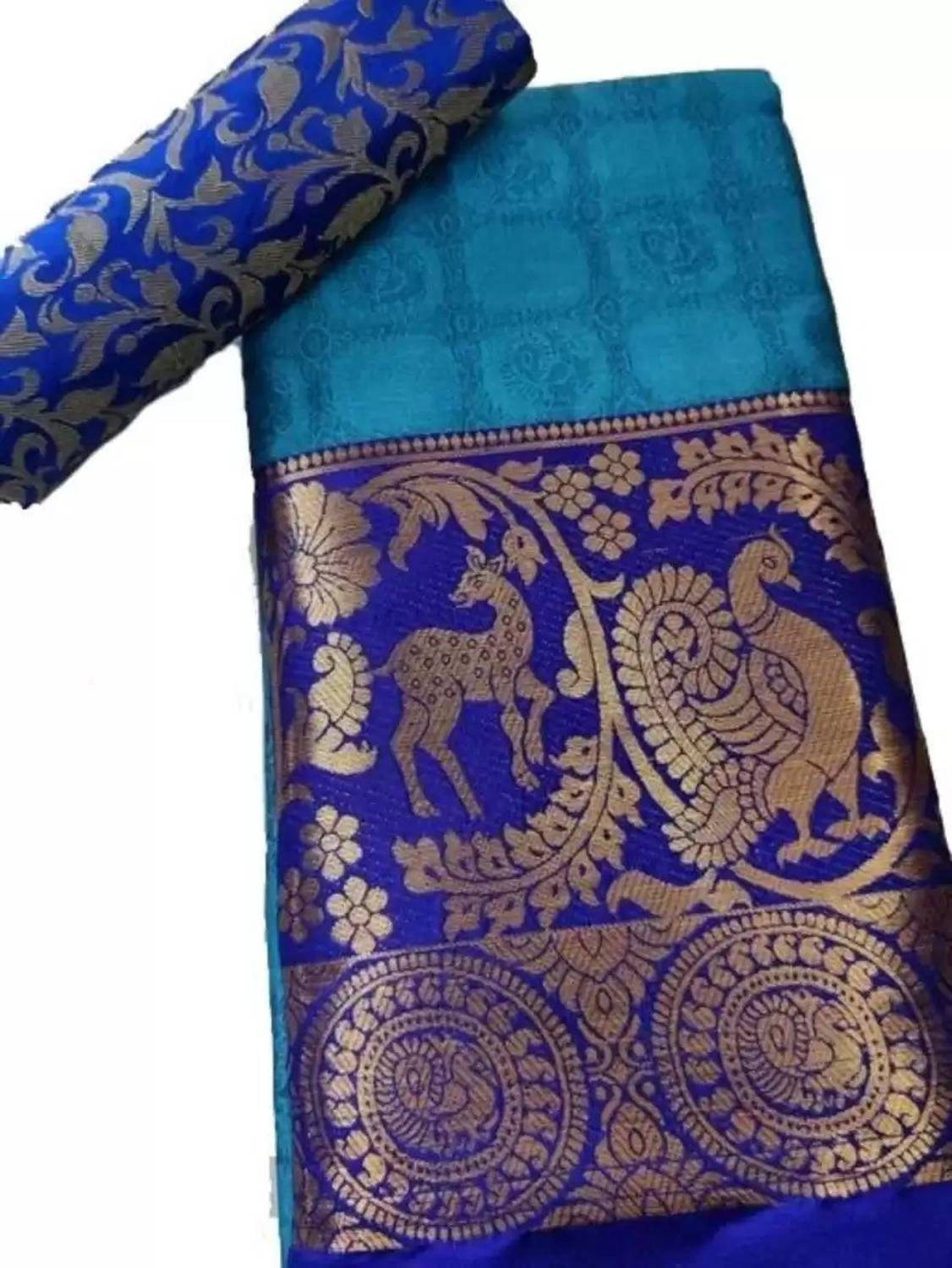 VRINDITA FASHION Woven Arani Pattu Art Silk, Cotton Silk Saree