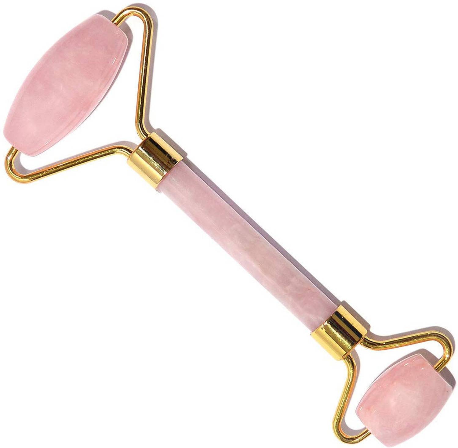 Bronson Professional Rose Quartz Facial Massage Roller Rose Quartz Facial Massage Roller Massager