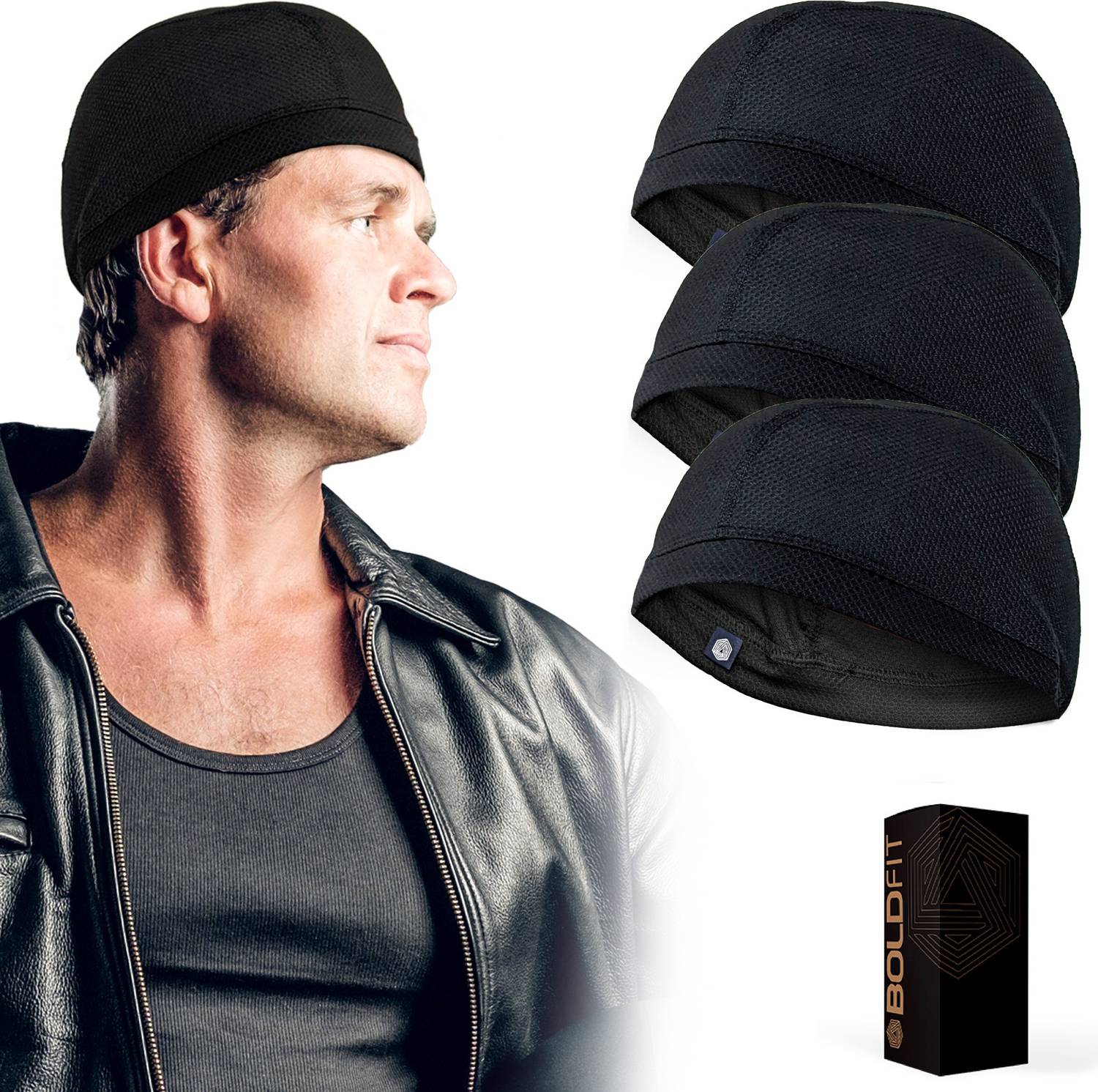 BOLDFIT Solid Skull Cap
