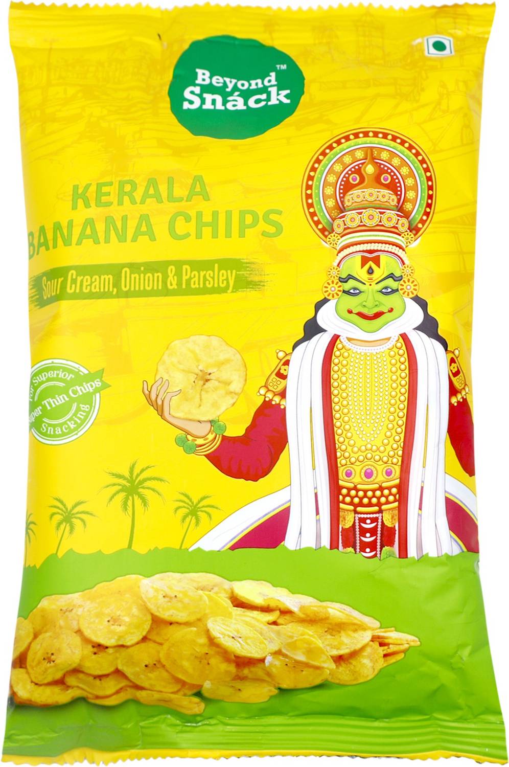 Beyond Snack Kerala Banana Sour Cream, Onion and Parsley Chips