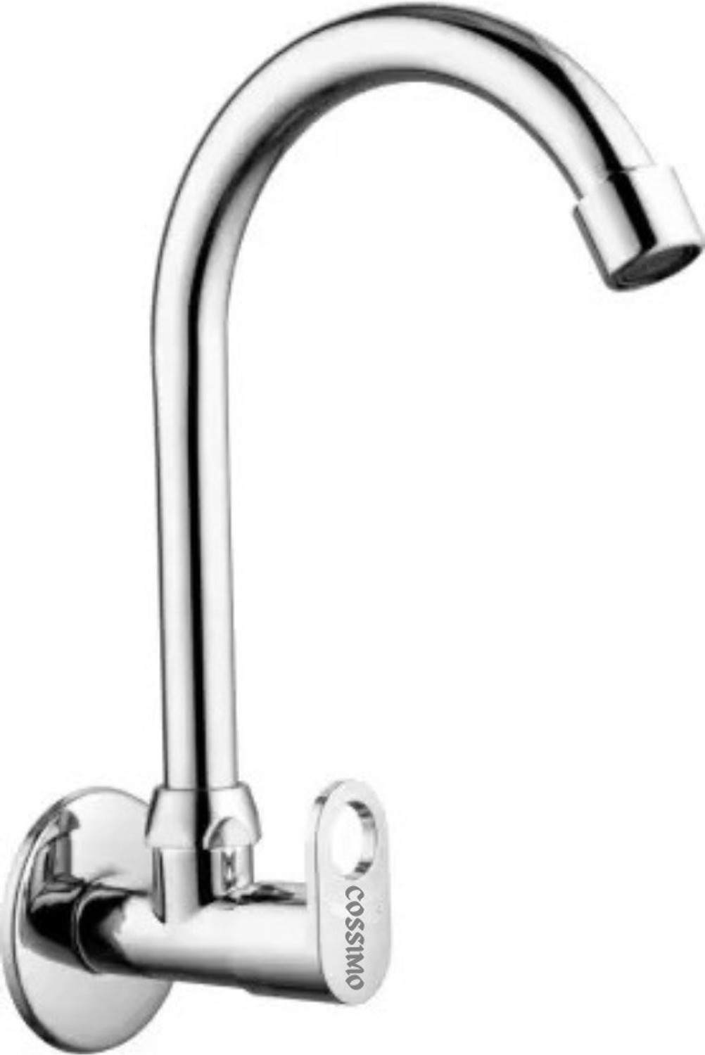 Image of livefast SmartBuy Stainless Steel Oreo Sink Cock With Wall Flange - Set of 1 Bib Tap Faucet