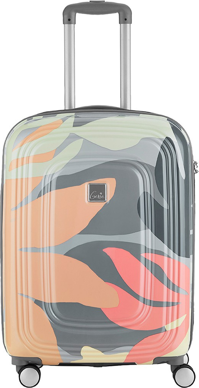 Image of Genie Small Cabin Suitcase (55 cm) 8 Wheels - FLORENTINE 55 - Pink