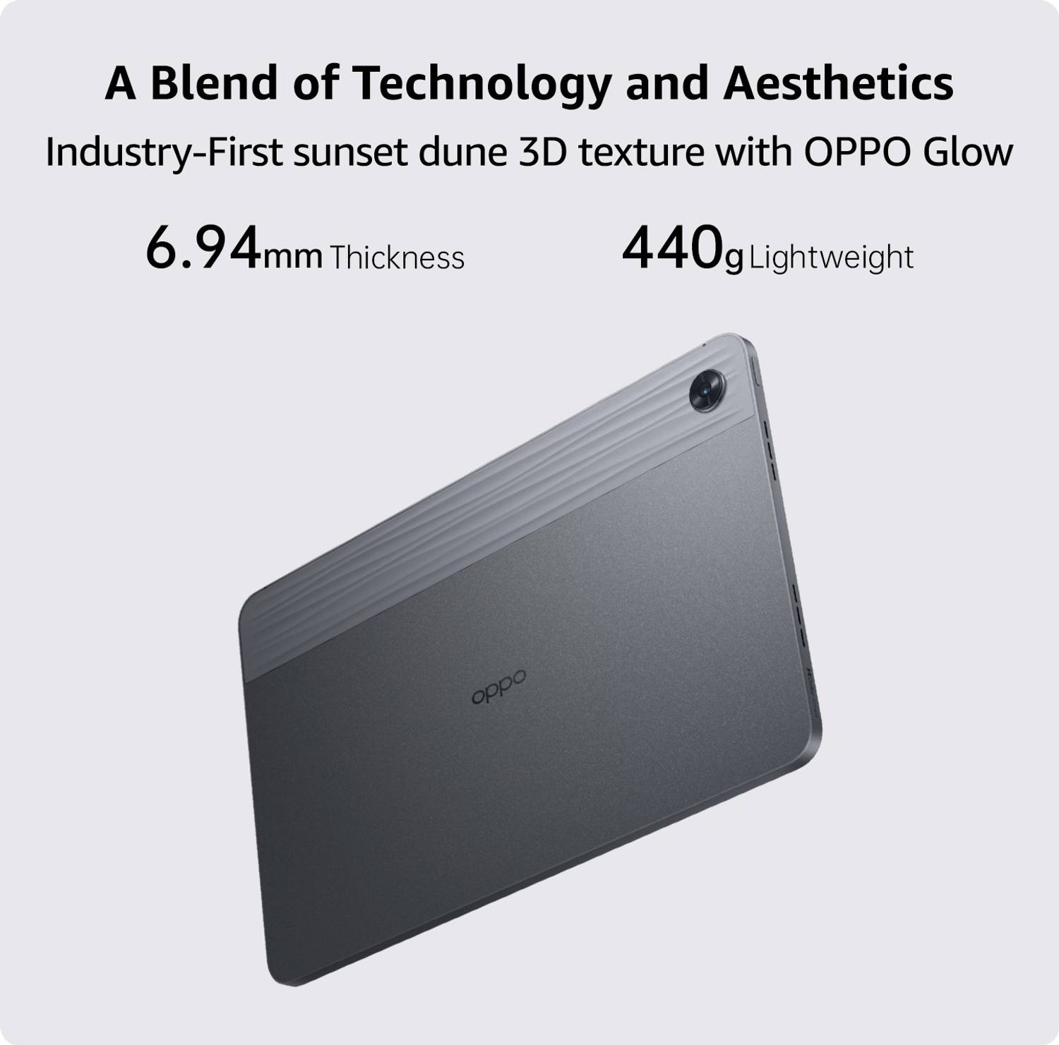 OPPO Pad Air 4GB 128GB 10.36 inch Wi-Fi Tablet (Grey) 680 Tablets - Image 2