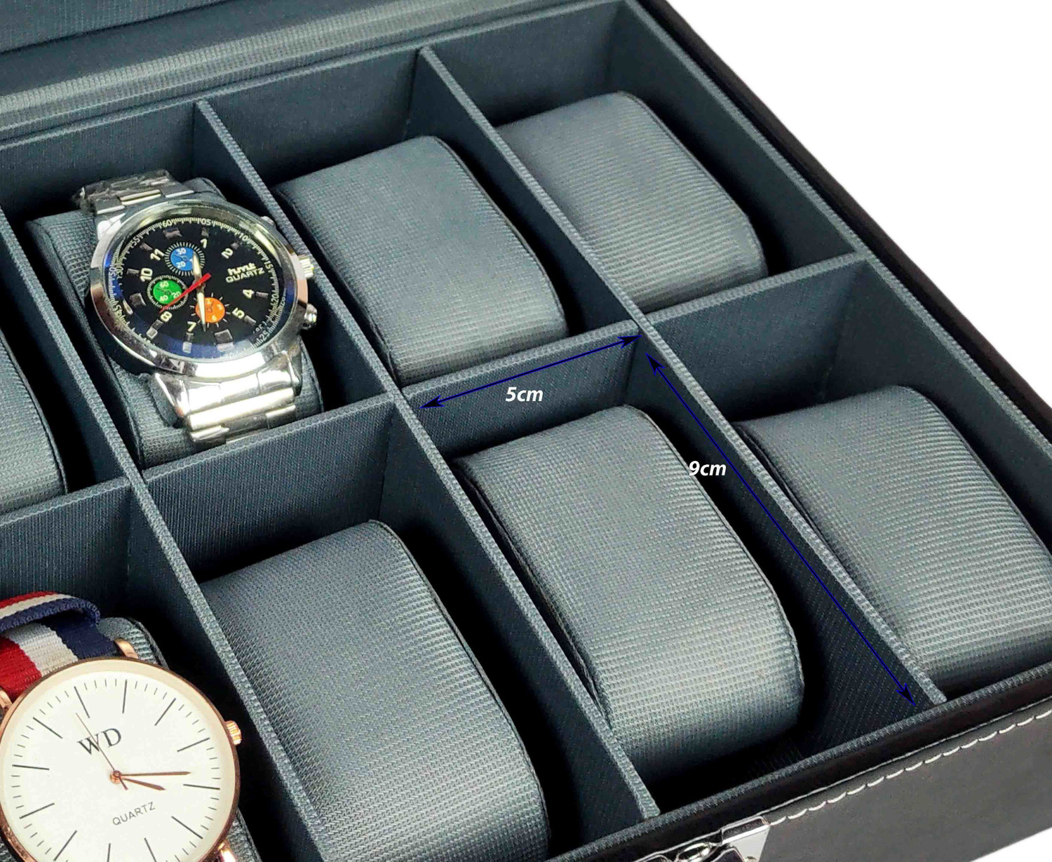 Image of Galaxy Craft Black and Tan Watchcase Watch Box