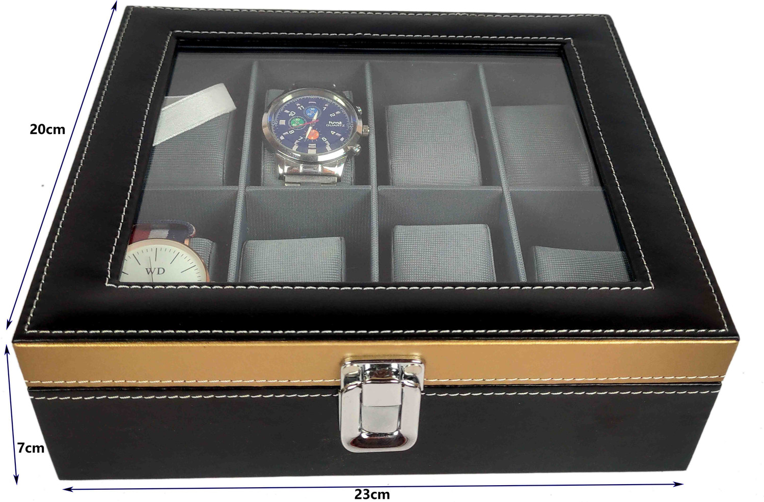 Image of Galaxy Craft Black and Tan Watchcase Watch Box
