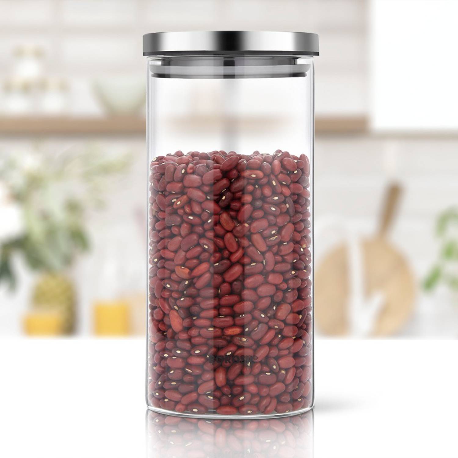 BOROSIL Iron Grocery Container - 1200 ml — Storage Containers & Jars