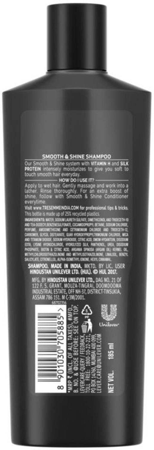 Image of TRESemme Smooth Shine Shampoo,with silk protein