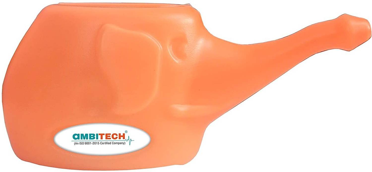 AMBITECH Plastic Orange Neti Pot