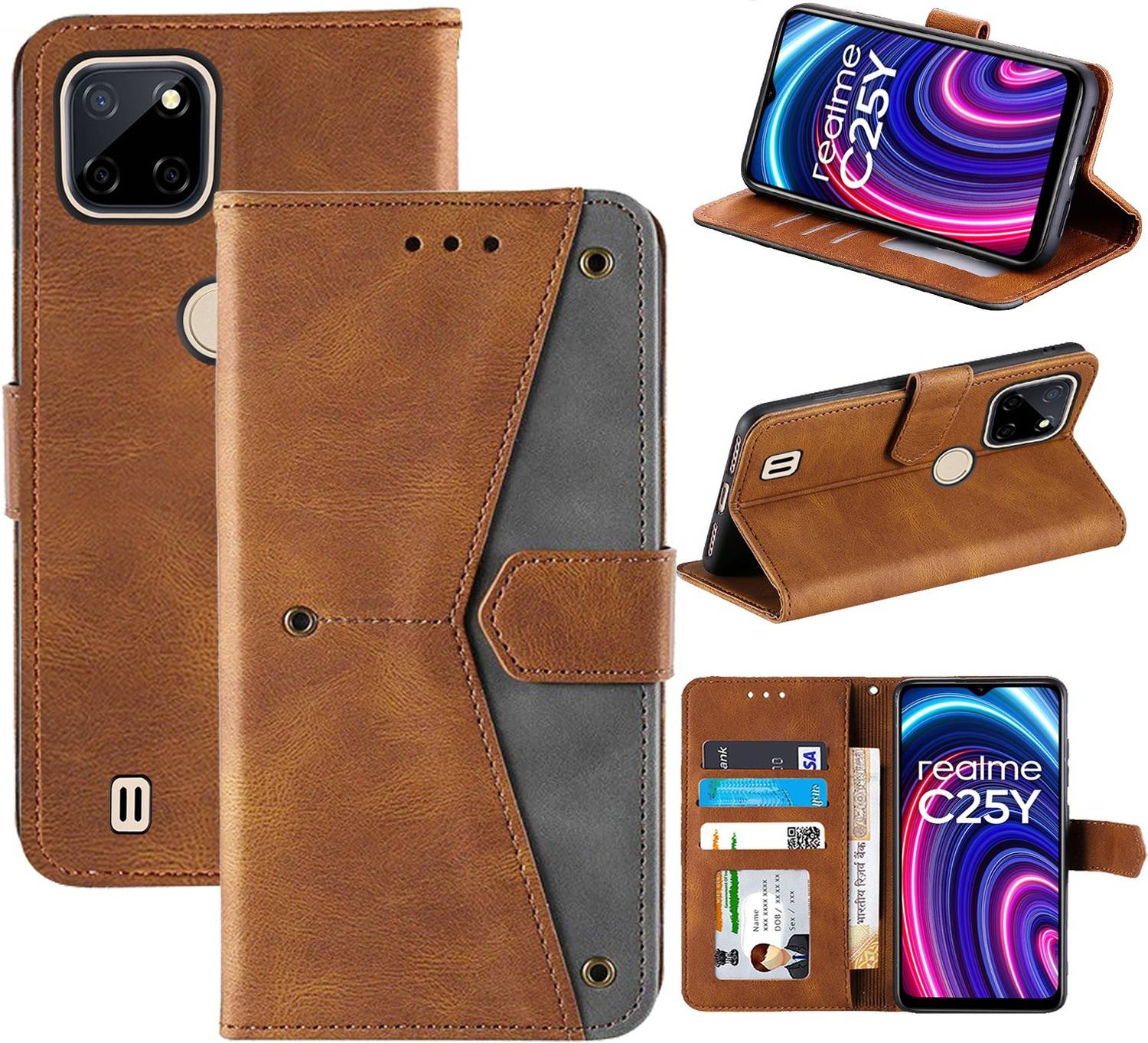 Autofocus Flip Cover for Realme C25Y