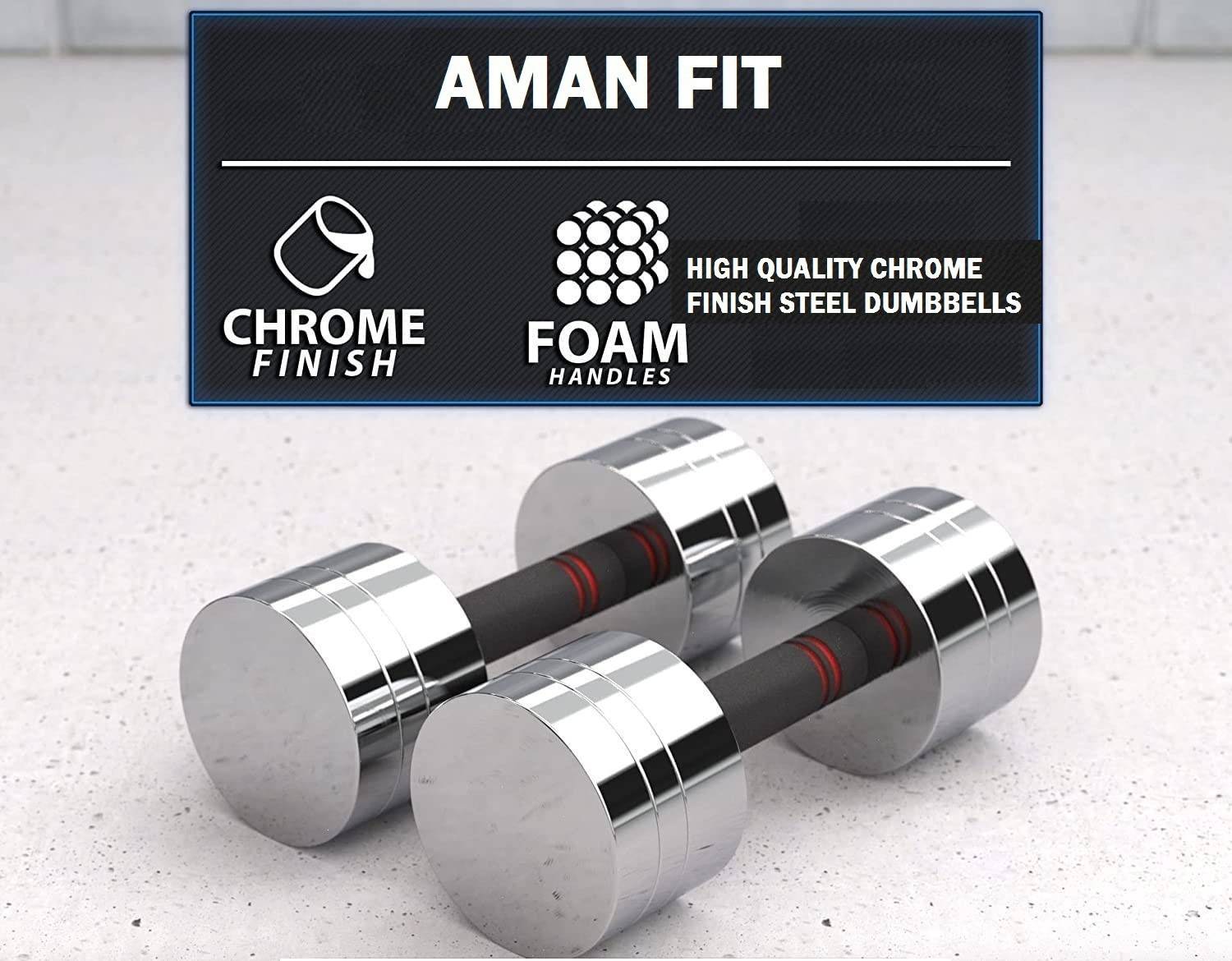 Dinetic Steel Dumbbell Set 3KG X 2 Pack of 3 - Image 3