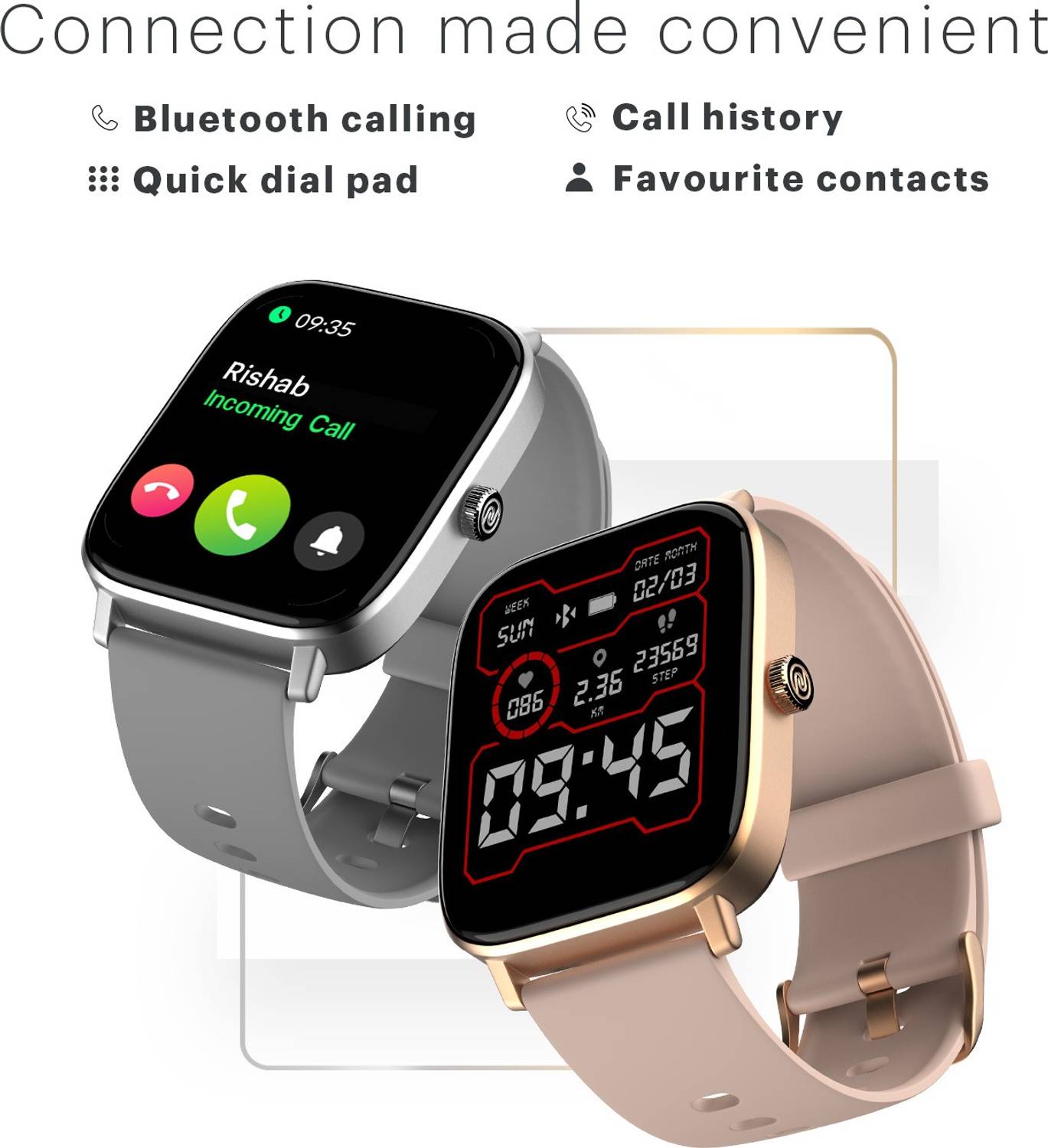 Noise Icon 2 1.8'' Smartwatch, Women's Edition - Image 3