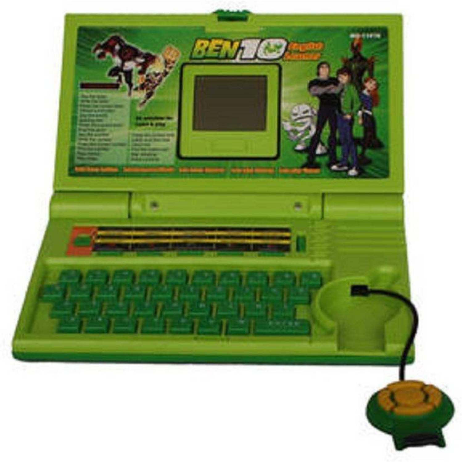 24 Carat GREEN Ben 10 English learner laptop for Kids