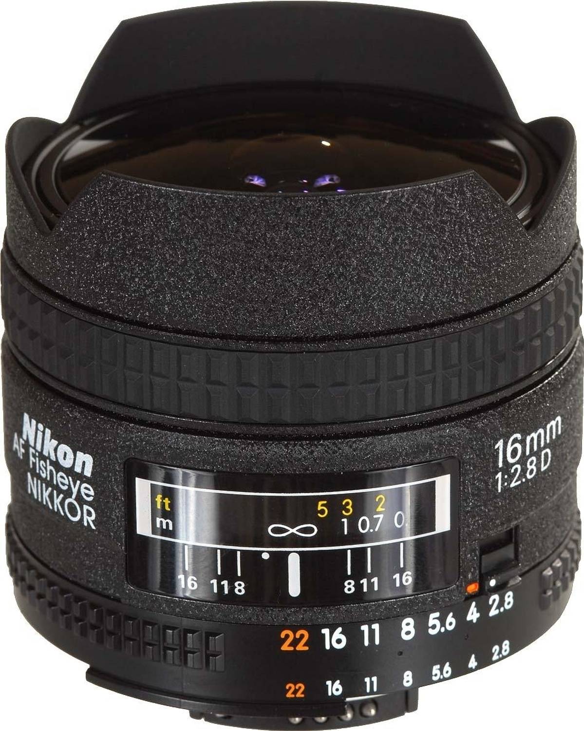 NIKON AF Fisheye-Nikkor 16 mm f/2.8D Fisheye Prime Lens - NIKON