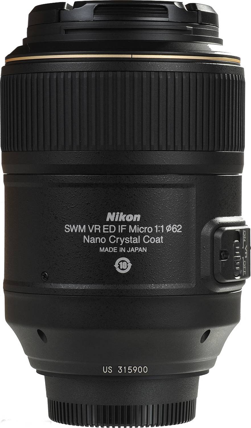 NIKON AF-S VR Micro-Nikkor 105 mm f/2.8G IF-ED Macro Prime Lens