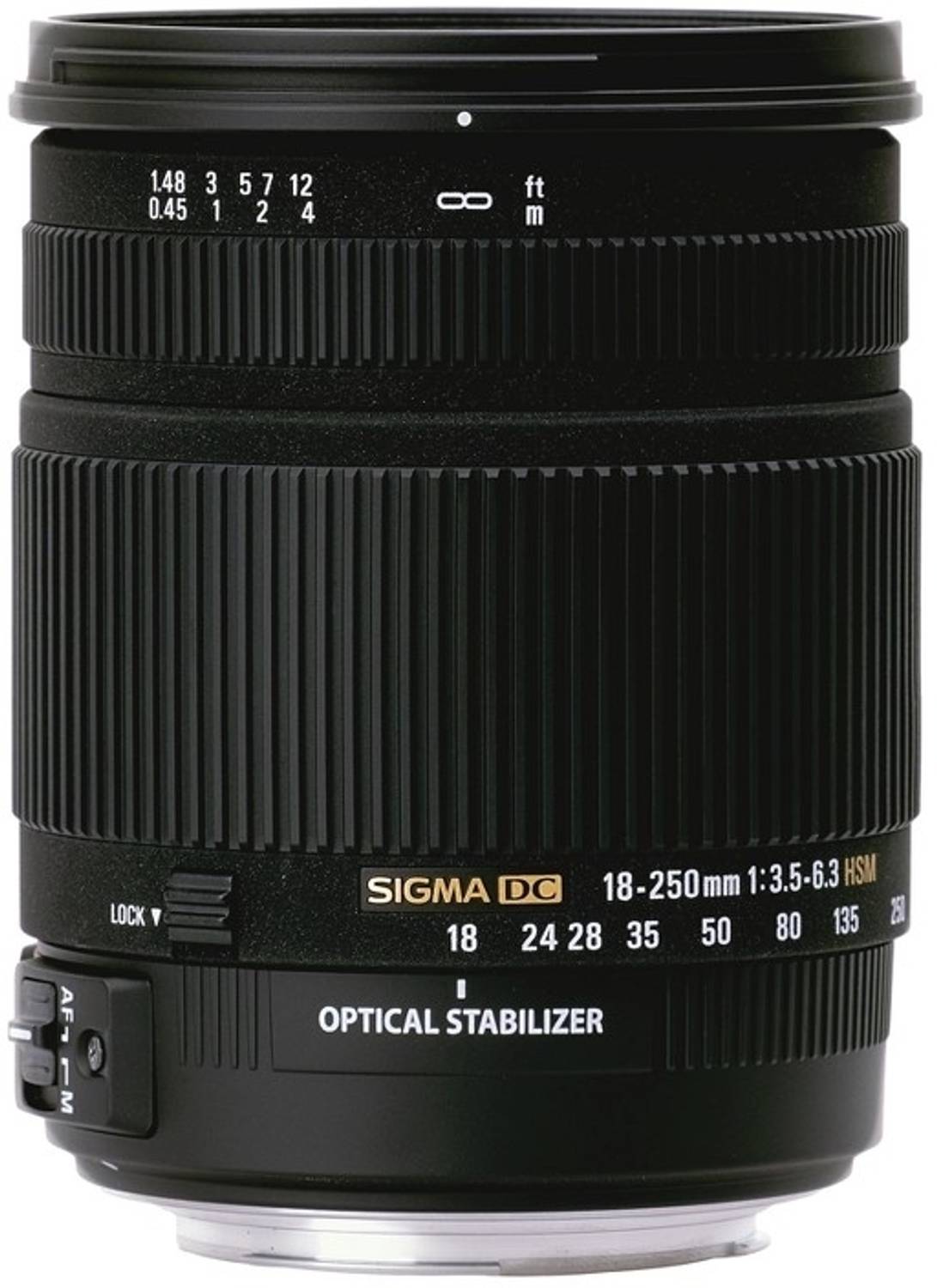 SIGMA 18 - 250 mm F3.5-6.3 DC Macro OS for Nikon Digital SLR Wide