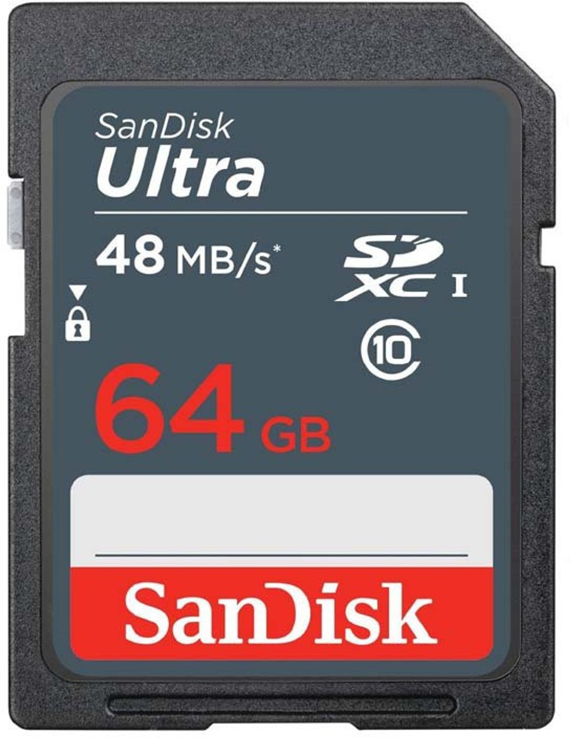 Image of SanDisk SDSDUNB-064G-GN3IN 320X Camera 64 GB Ultra SDHC Class 10 100 MB /s Memory Card Compatible with Camera