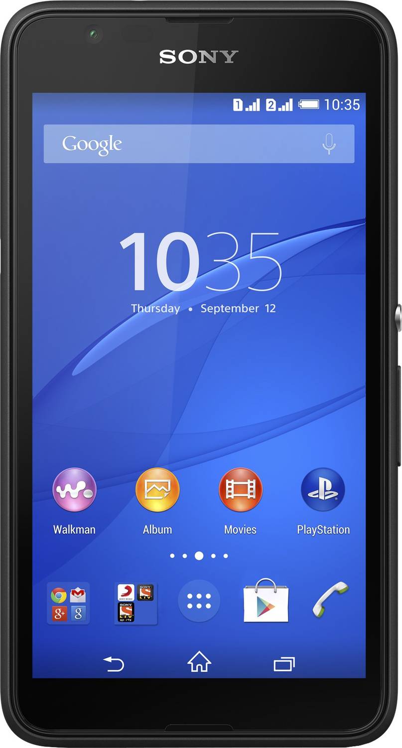 Sony Xperia E 4G Dual (Black, 8 GB) (1 GB RAM)