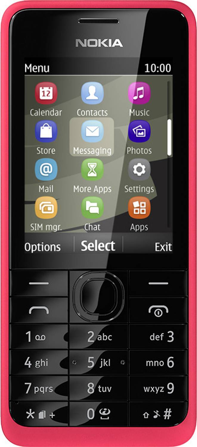 Nokia 301 (Fuchsia)