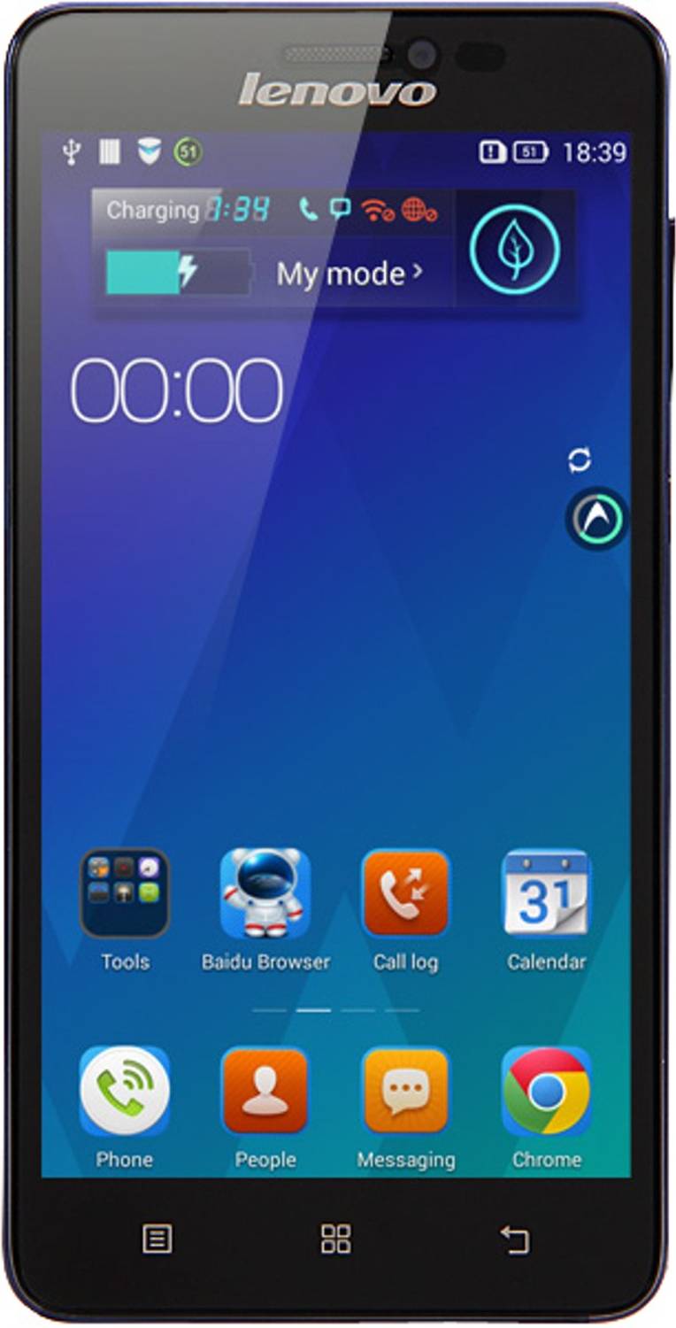 Lenovo S850 (Dark Blue, 16 GB) (1 GB RAM)