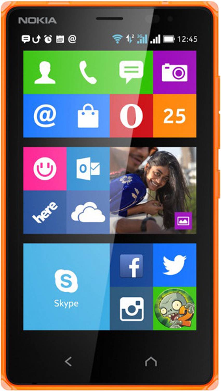 Nokia X2 Dual SIM (Bright Orange, 4 GB) (1 GB RAM)
