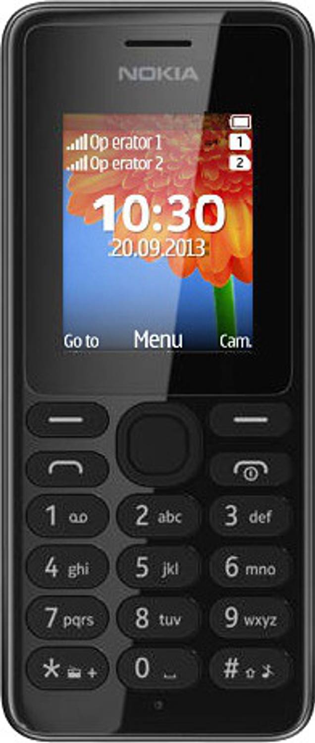 Nokia 108 Dual SIM (Black)