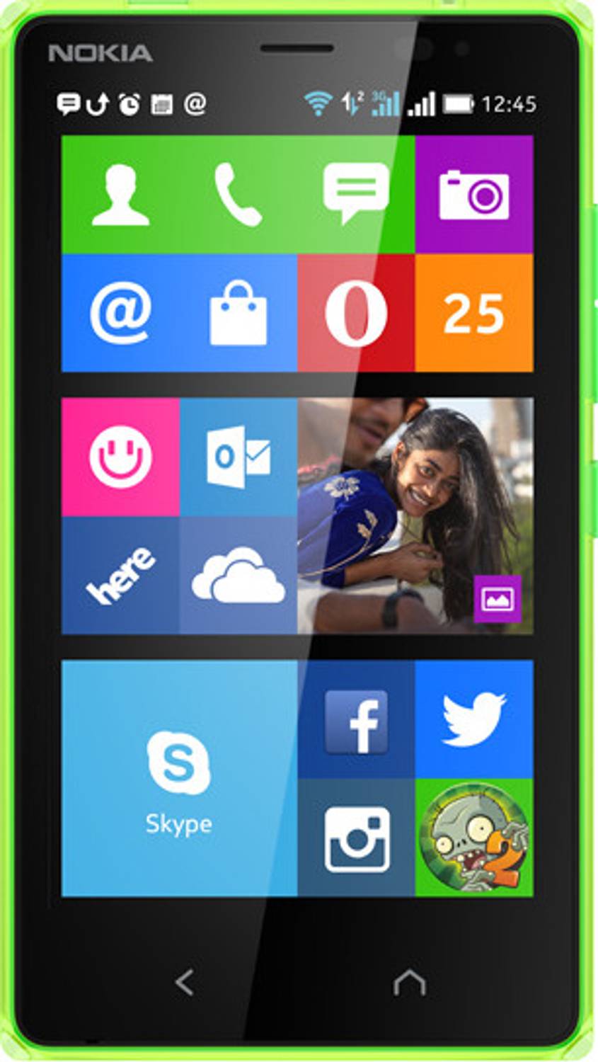 Nokia X2 Dual SIM (Bright Green, 4 GB) (1 GB RAM)