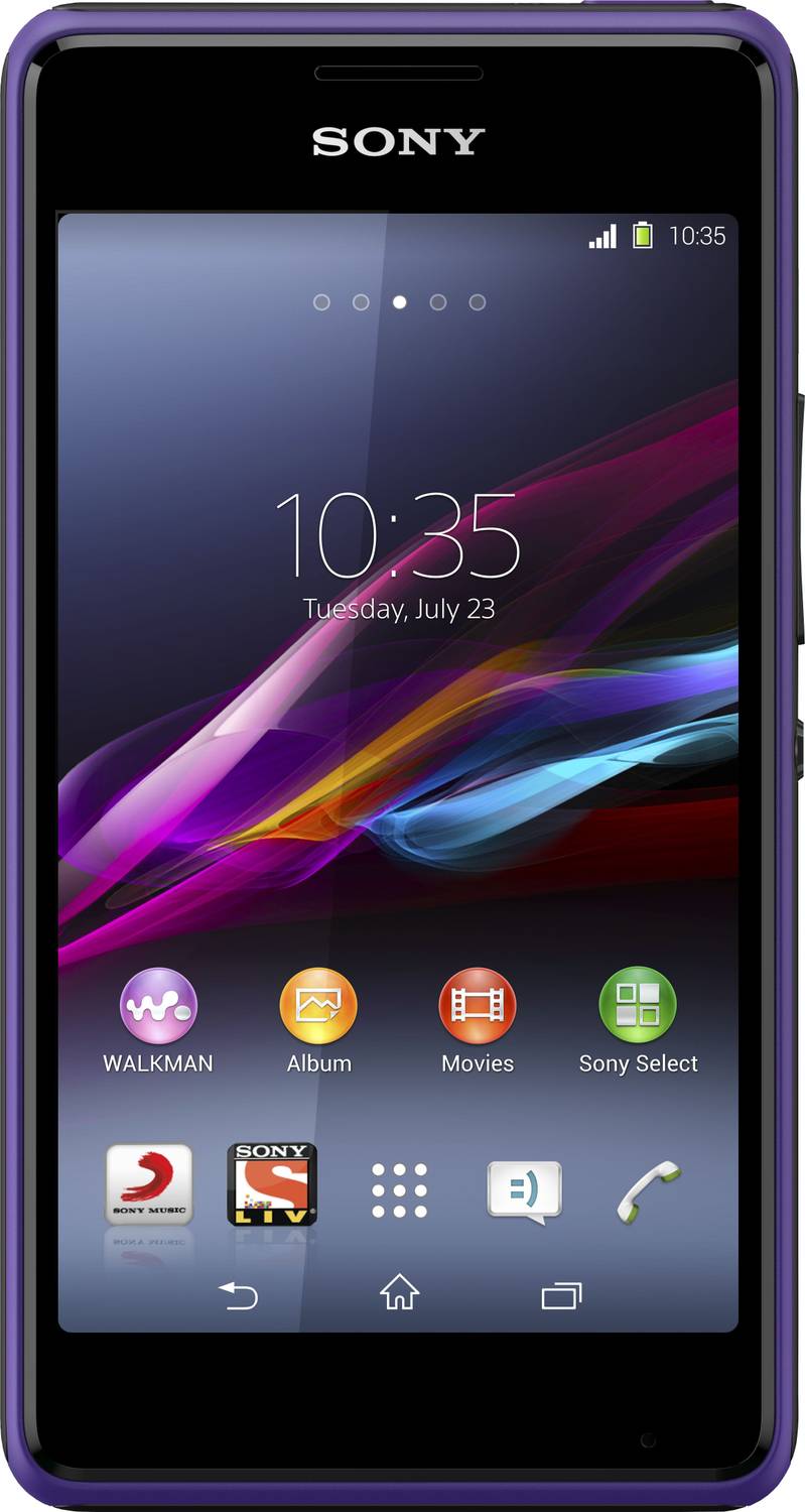 Sony Xperia E1 Dual (Purple, 4 GB) (512 MB RAM)