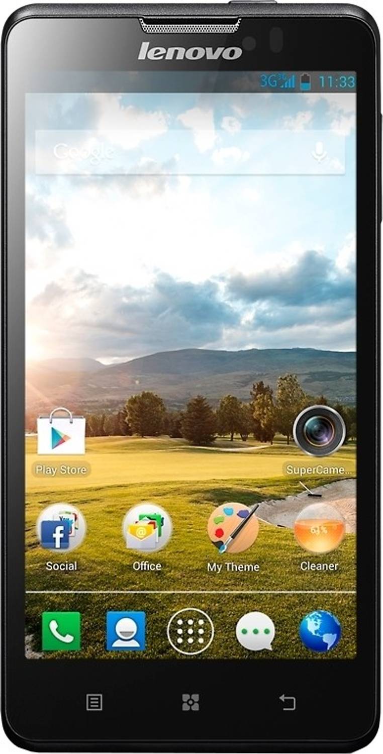 Lenovo P780 (Deep Black, 4 GB) (1 GB RAM)