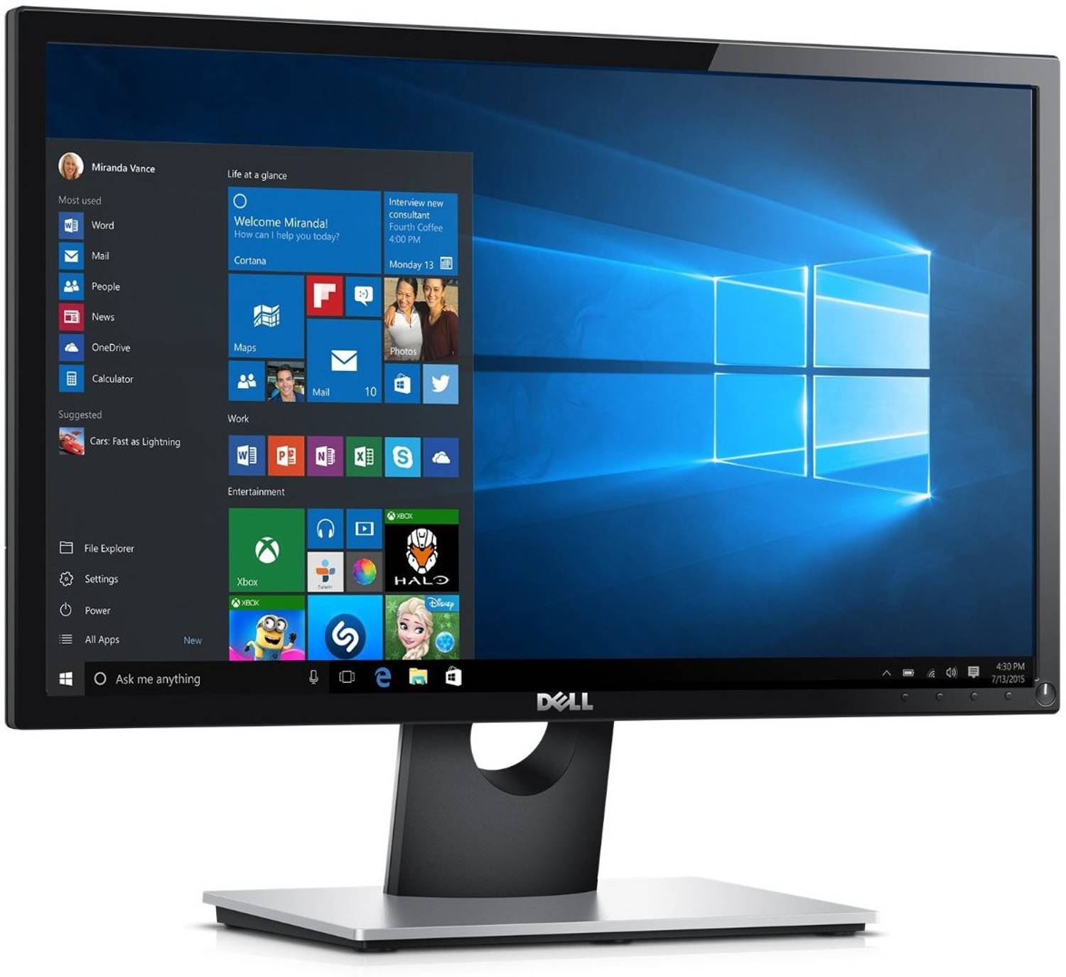 DELL 54.61 cm (22 inch) Full HD LED Backlit VA Panel Monitor