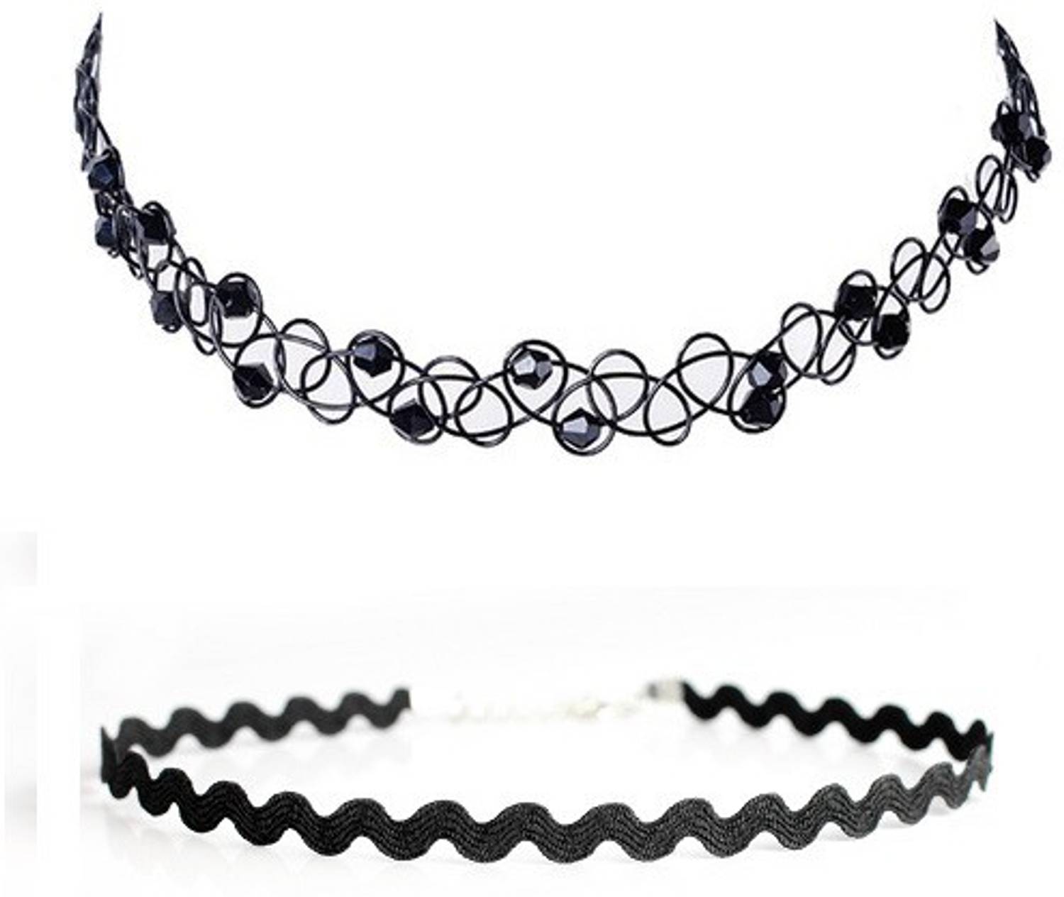 Bsquare Fabric, Plastic Choker
