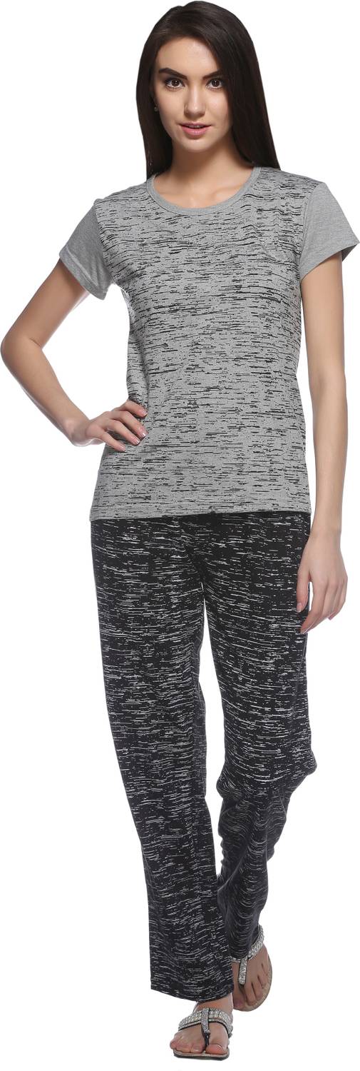 69GAL Women Printed Multicolor Top & Pyjama Set