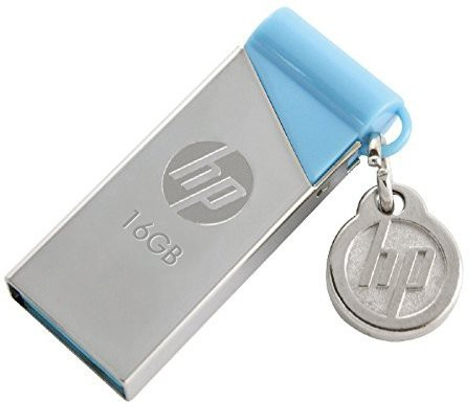 Image of HP V215b 16 GB Pen Drive Compatible with Desktop Computer, Tablet, Mobile, Audio Player, Laptop USB 2.0 Metal Case