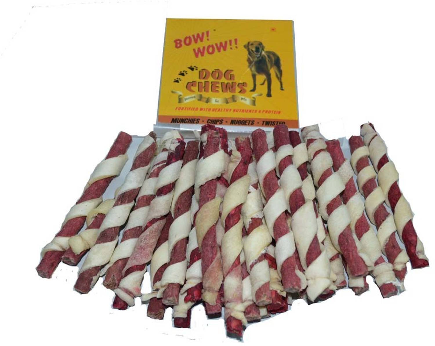 Bow! Wow !! Mnchy Stick Roll Beef Dog Chew