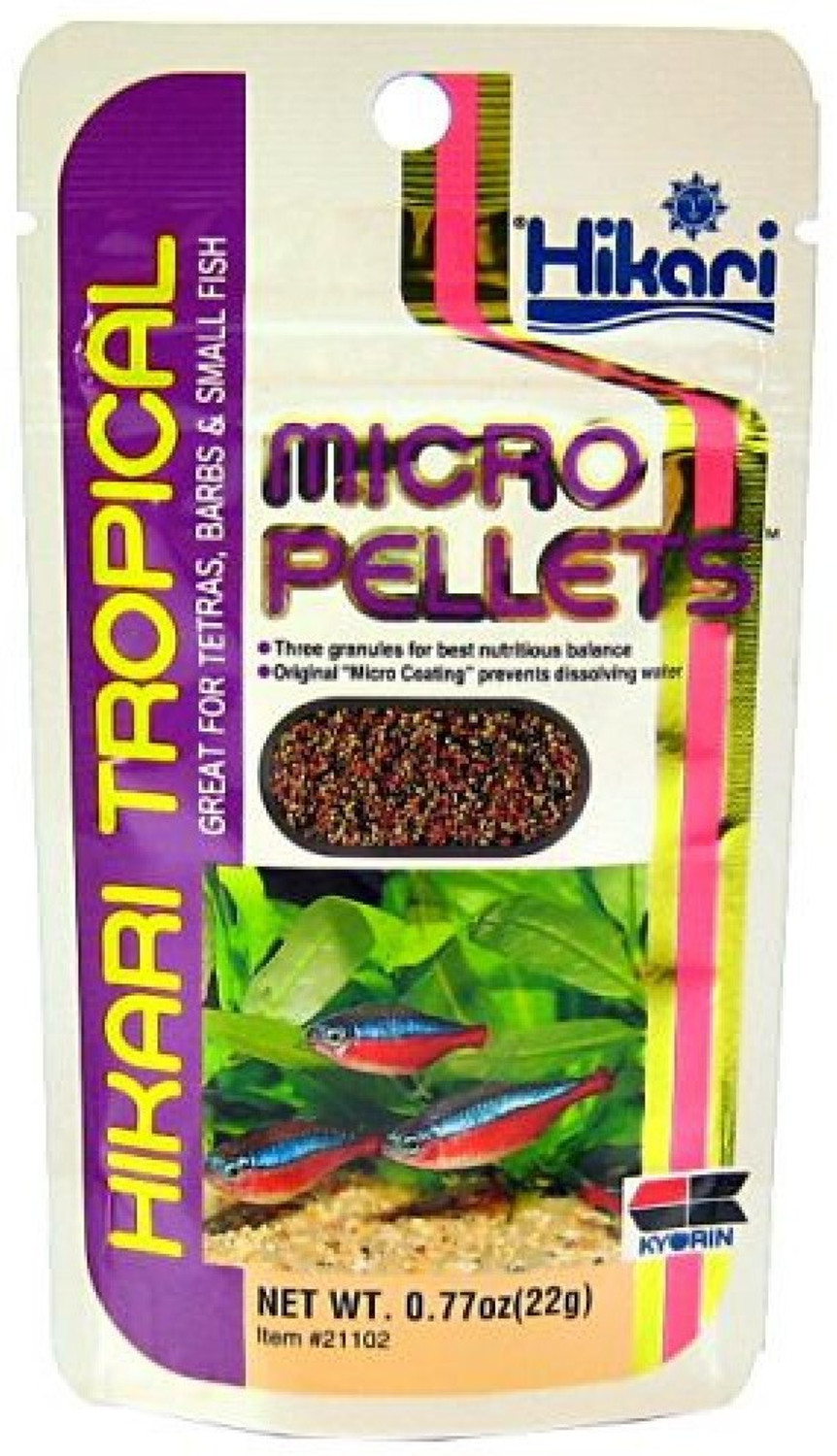 Image of Hikari Tropical Micro Pellets Beef, Chicken 0.12 kg Dry New Born, Young, Adult Fish Food