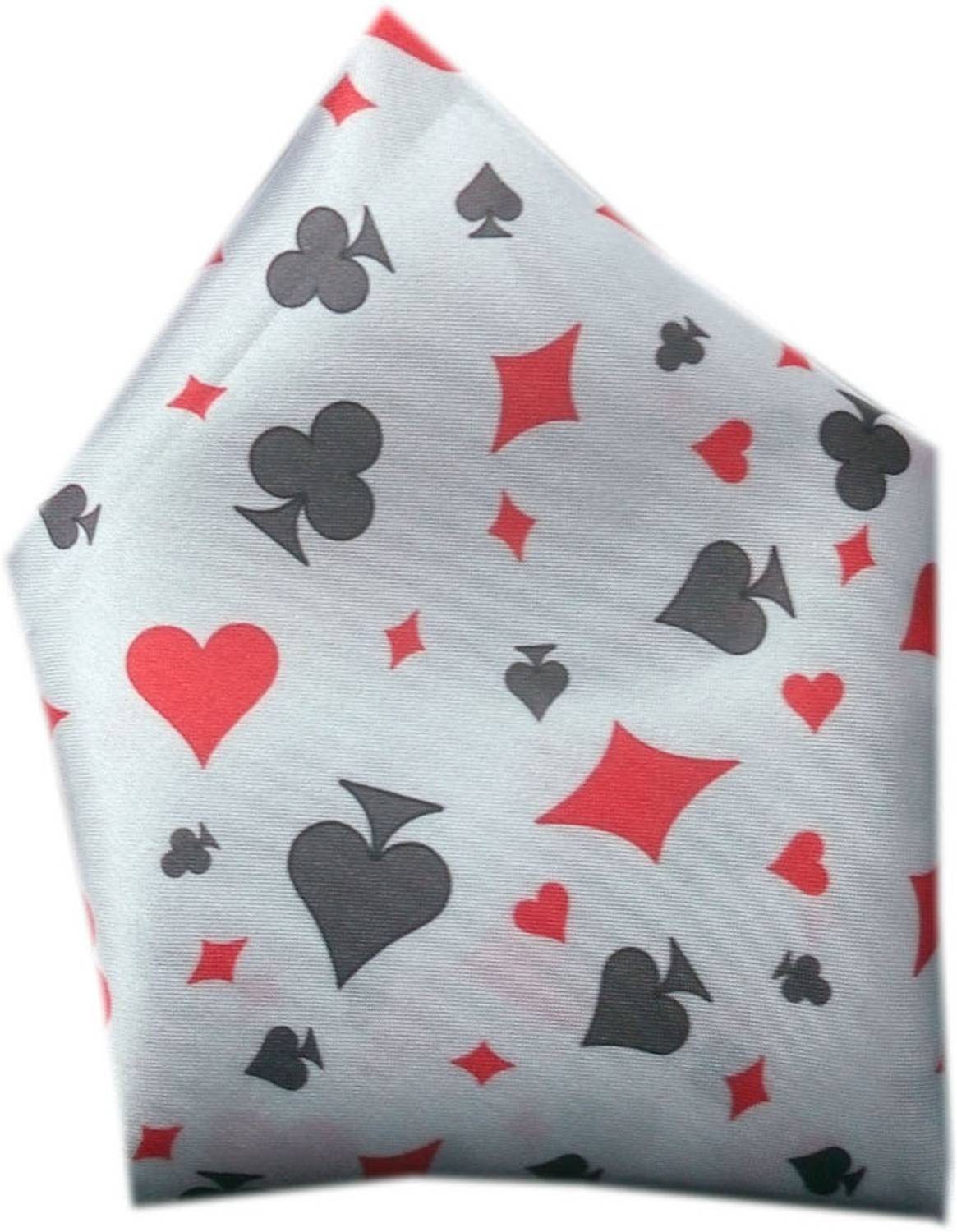 Blacksmithh Printed Satin Blend Pocket Square