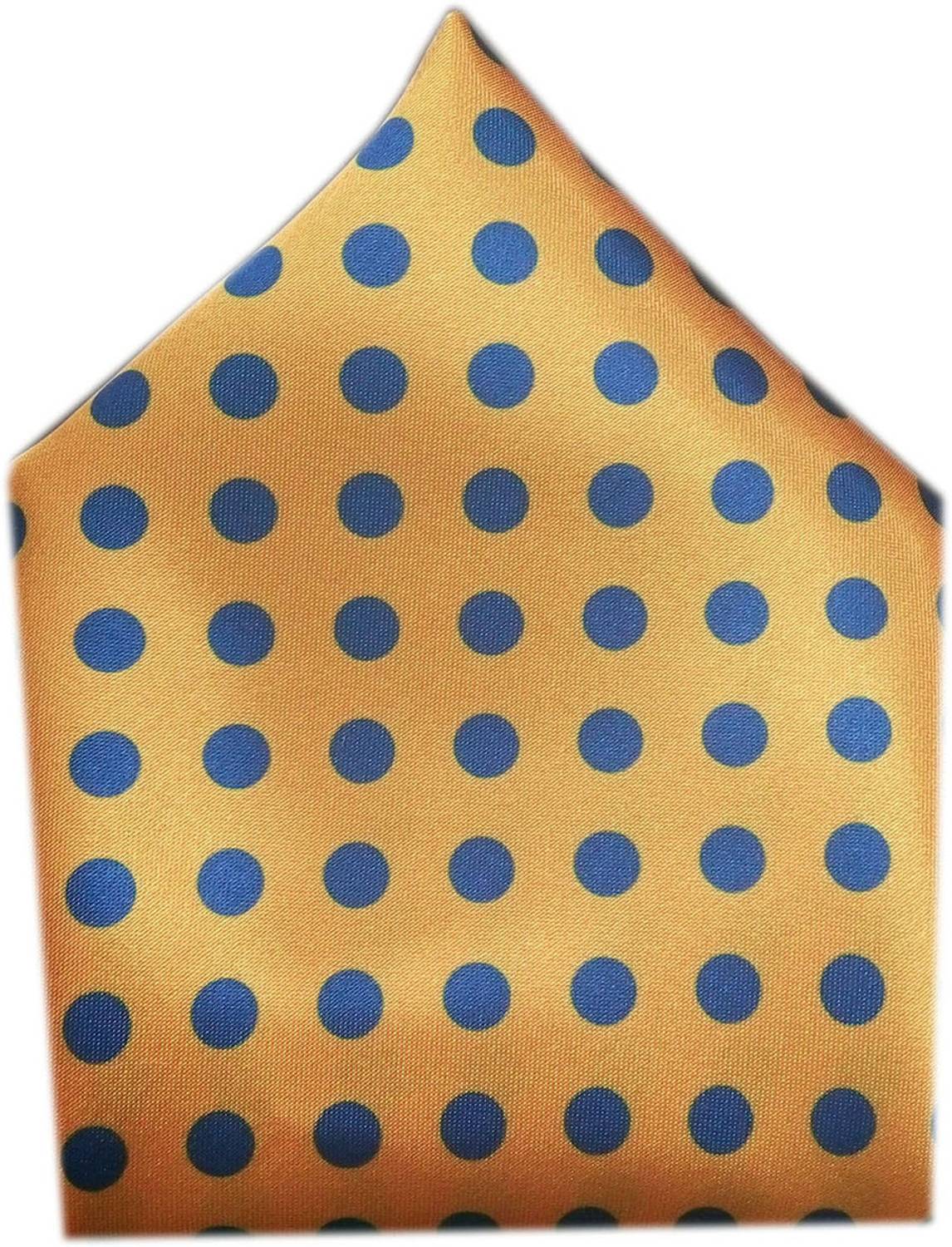 Blacksmithh Polka Print Satin Blend Pocket Square