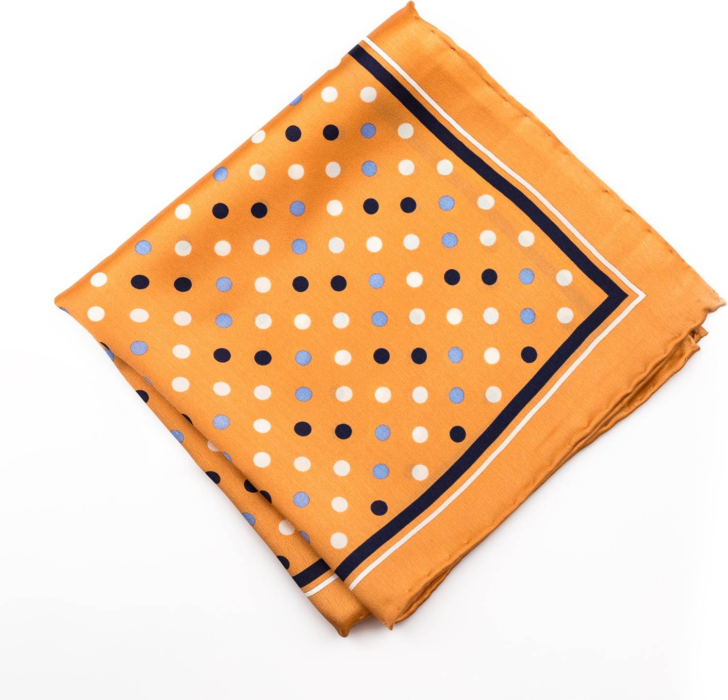 69th Avenue Polka Print Poly Silk Pocket Square