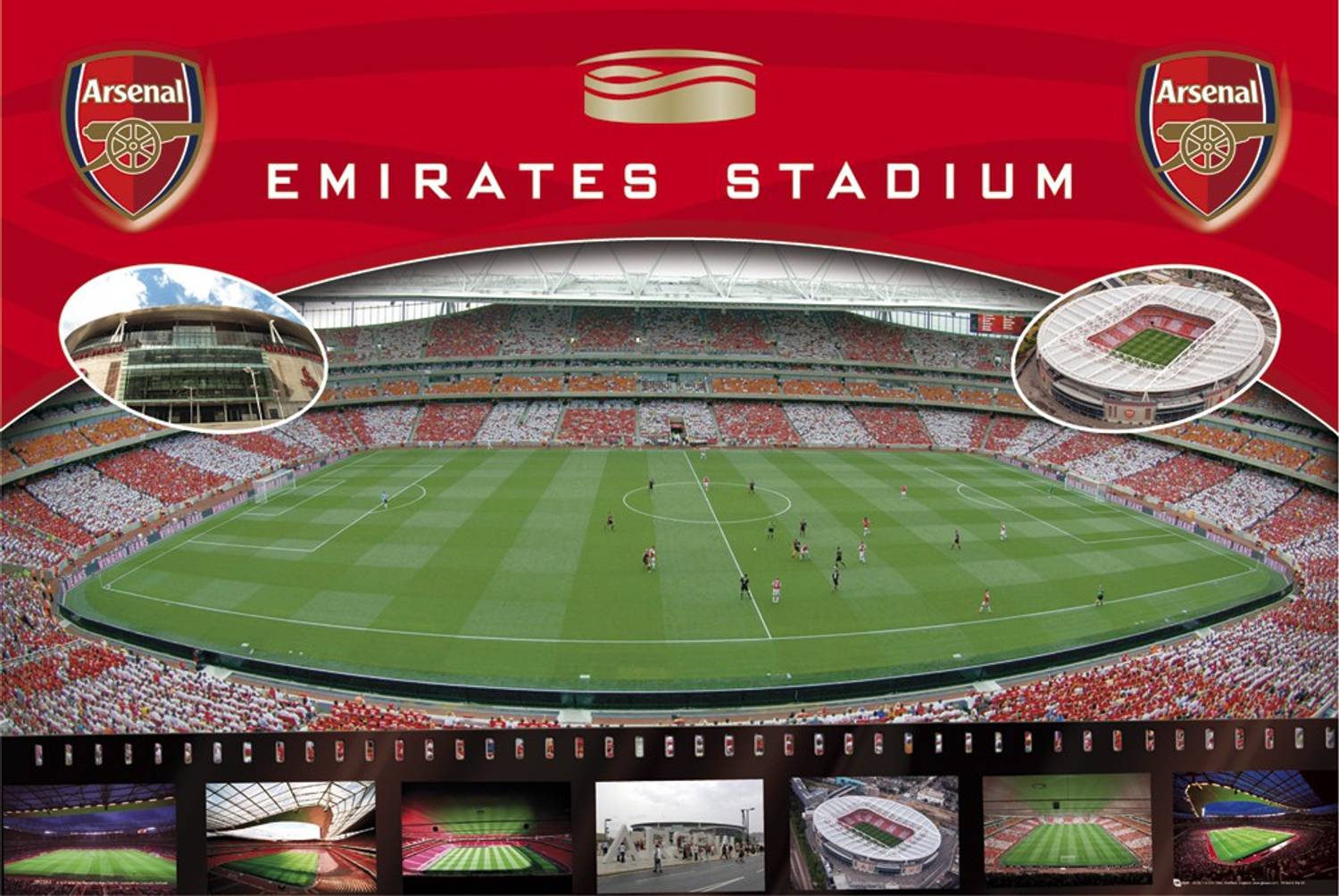 Arsenal Emirates Official Paper Print