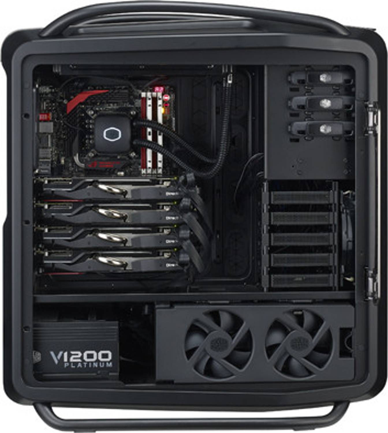 COOLER MASTER V1200 Watts 1200 Watts with 12 SATA Cables - COOLER