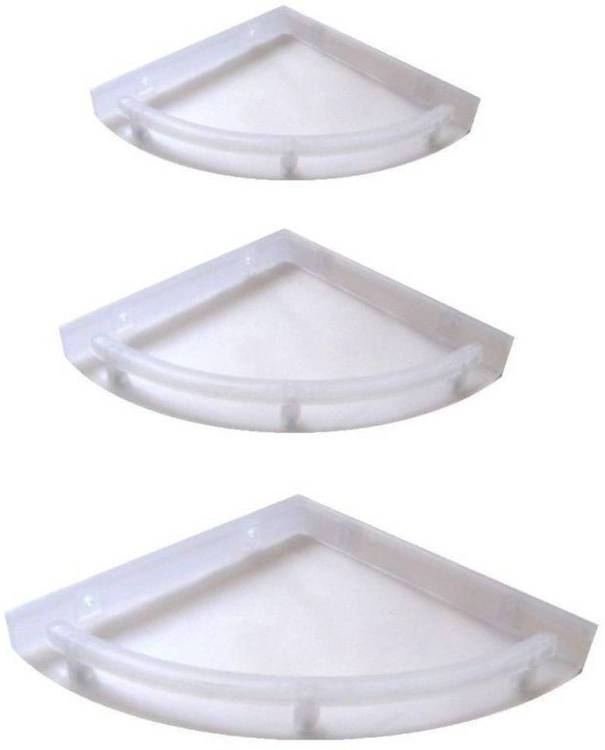 Aquafit Bathroom Corner Acrylic Wall Shelf