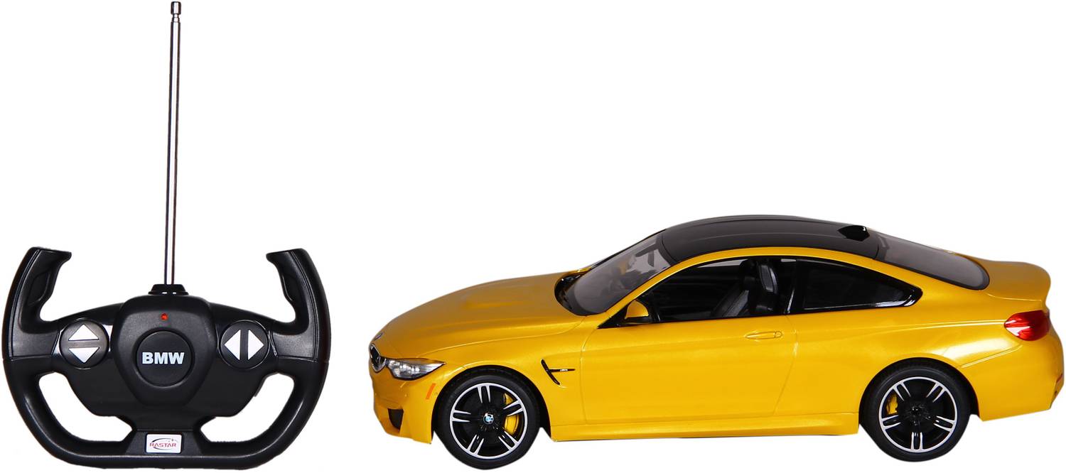 Toy House BMW M4 Coupe RC Scale Model Car, Yellow - Image 4