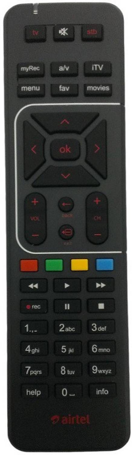 Sprik Remote01 Airtel Remote Controller (Black)