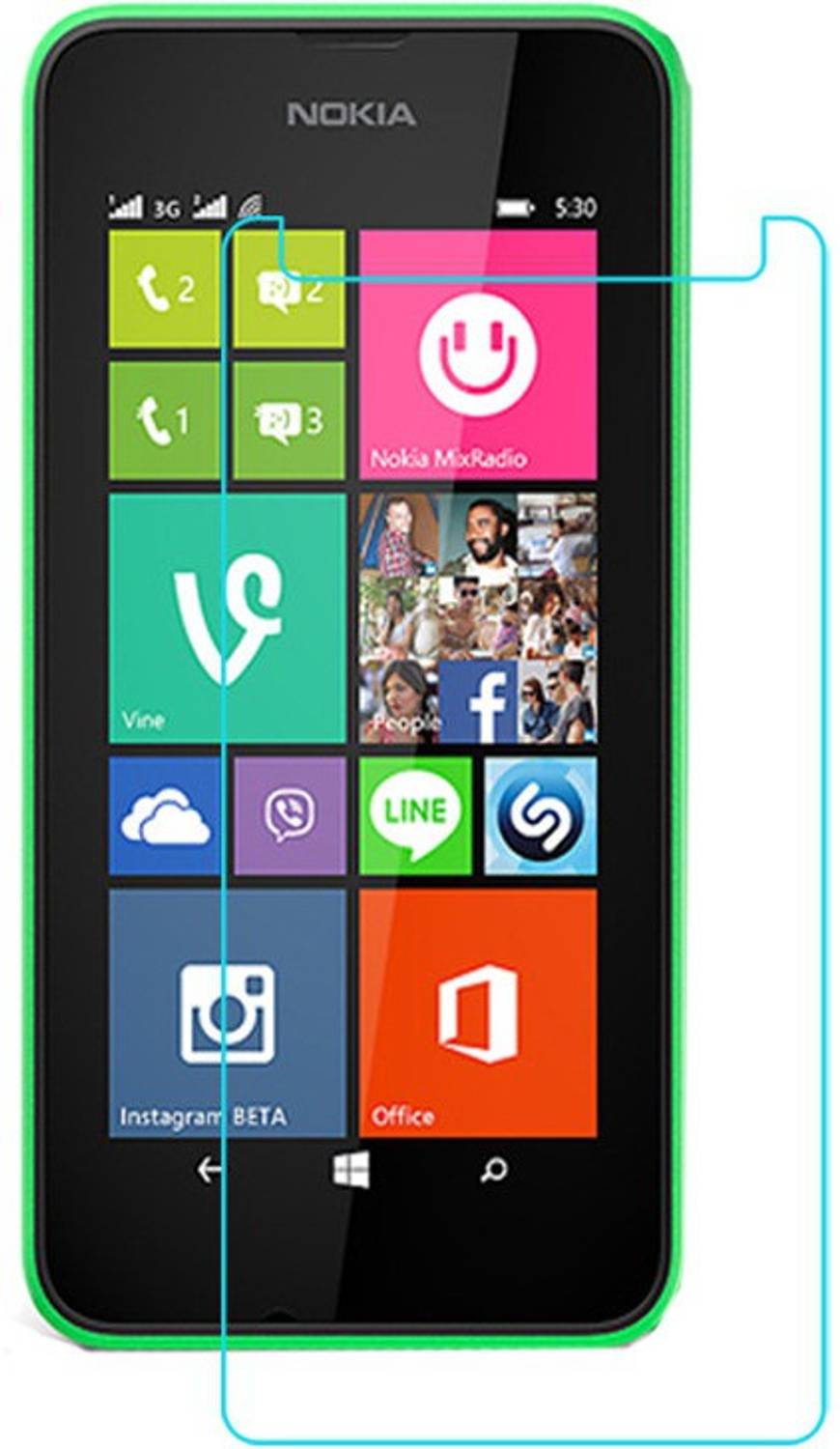 ACM Tempered Glass Guard for Microsoft Lumia 530 Dual Sim
