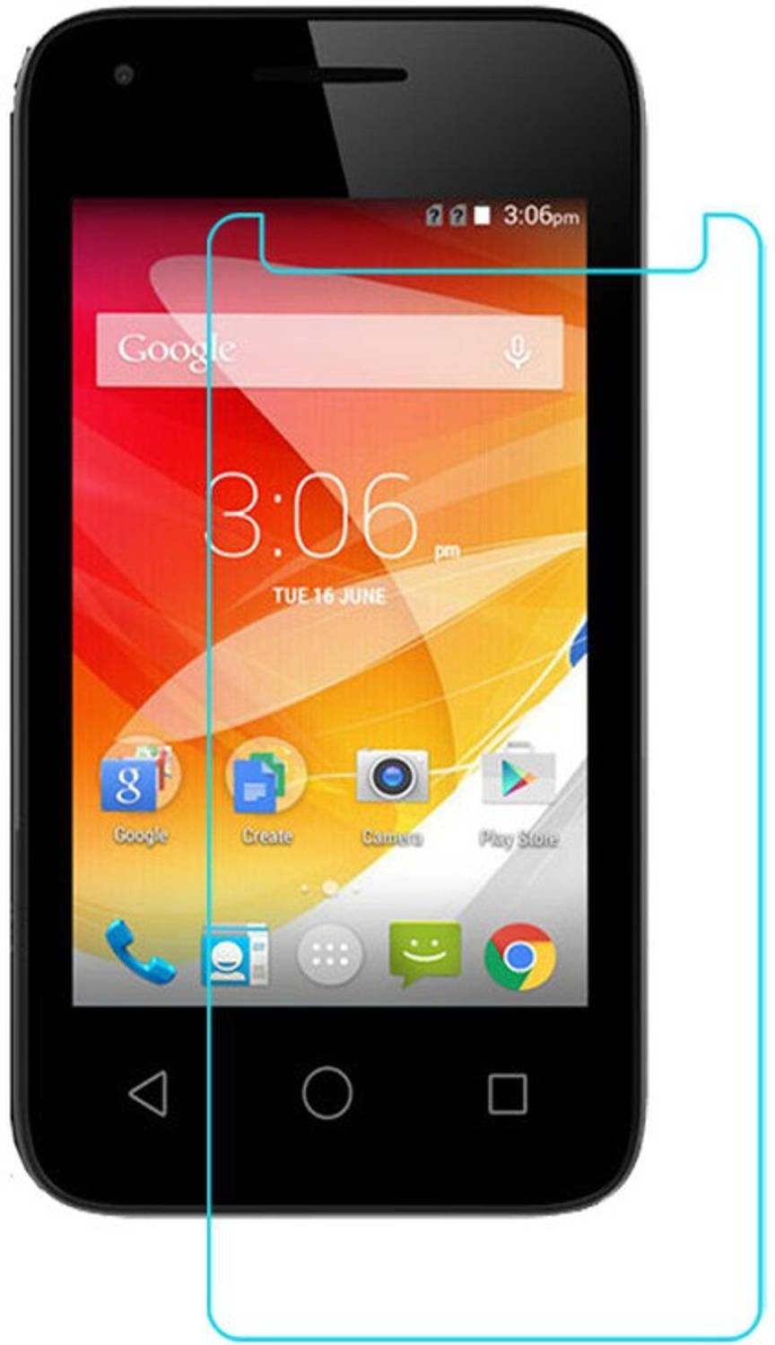 ACM Tempered Glass Guard for Panasonic Love T10